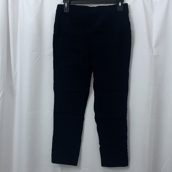 Women’s Talbots Navy Pull On Pants Size 4P EUC - Picture 4 of 6